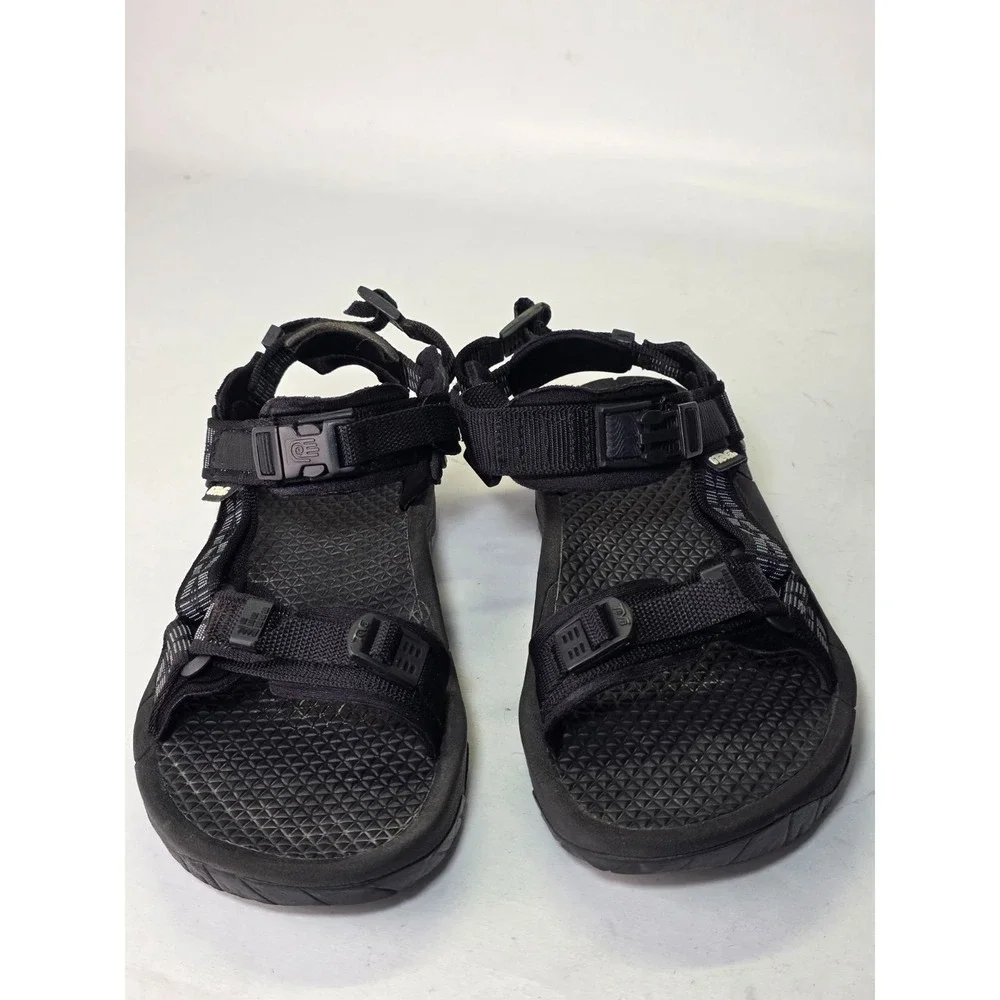 Teva Men's Sandals Size 9 EU 42 Black Strappy Open Toe Universal‎ Hiking Shoes